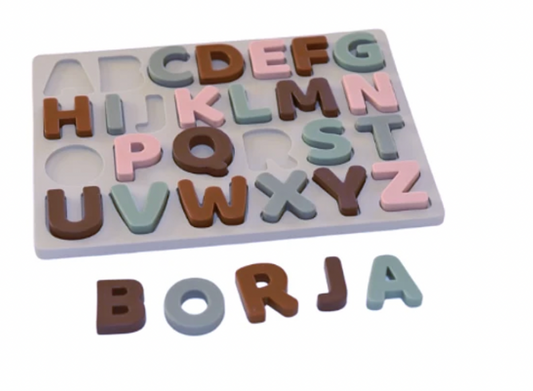Abecedario de silicona