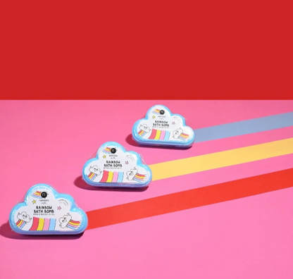 Arcoíris bomba baño efervecente