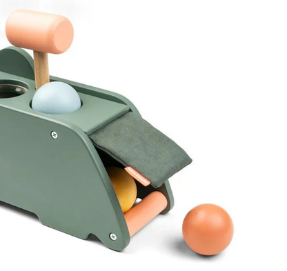 Juguete con martillo Croco verde