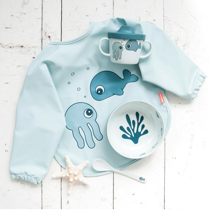 Babero con mangas - sea friends