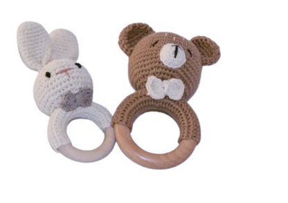 Sonajero crochet animales