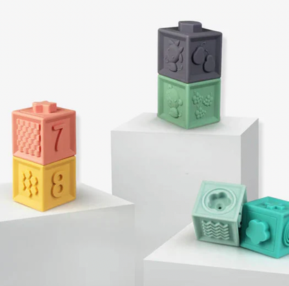 12 Cubos suaves educativos